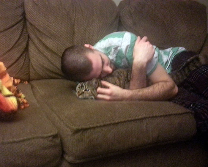 My Roommate Says He Hates Cats. I Say He's A Liar