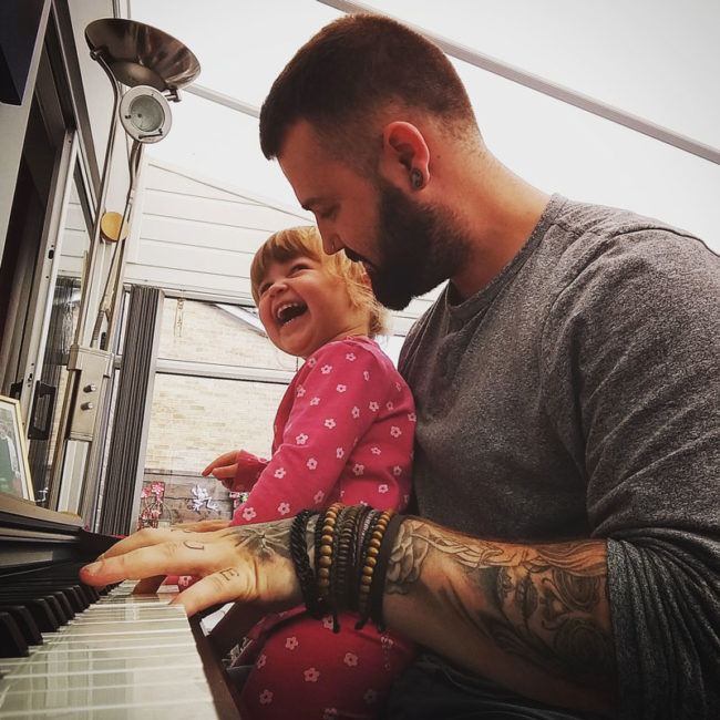 My daughters face when I play piano is the greatest thing in the world