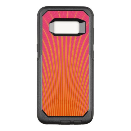 Glowing Lines Yellow Pink Lavender OtterBox Commuter Samsung Galaxy S8 Case