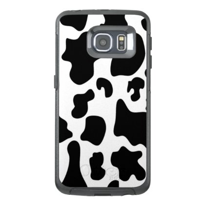 Black and White Cow OtterBox Samsung Galaxy S6 Edge Case