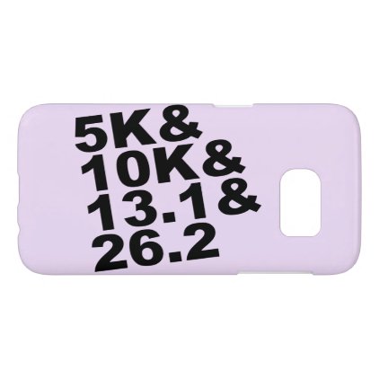 5K&amp;10K&amp;13.1&amp;26.2 (blk) Samsung Galaxy S7 Case