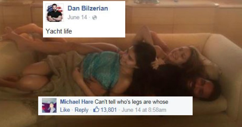 Dan Bilzerian Gets Trolled Hard For Skipping Leg Day