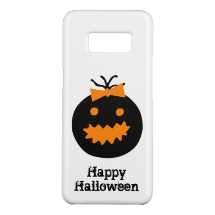 Cute Halloween pumpkin with bow Case-Mate Samsung Galaxy S8 Case