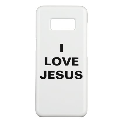 &quot;I Love Jesus&quot; Samsung Galaxy S8 Case