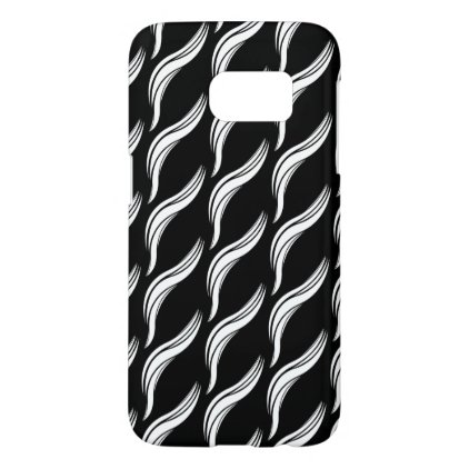 Black And White Abstract Pattern Samsung Galaxy S7 Case