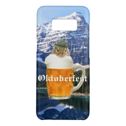 Cute Chipmunk Oktoberfest Mountains Case-Mate Samsung Galaxy S8 Case