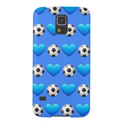 Blue Soccer Ball Emoji Samsung Galaxy S5 Case