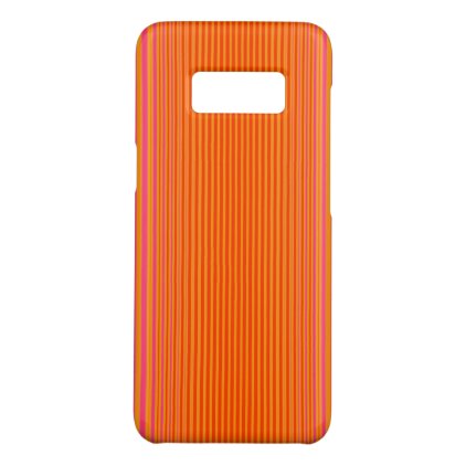 Pink and Orange Striped Pattern Case-Mate Samsung Galaxy S8 Case
