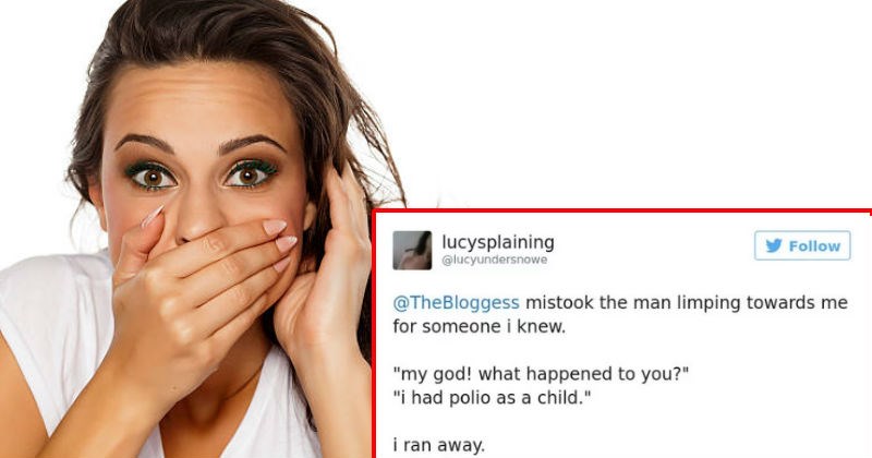 15 people share terribly embarrassing moments they've found themselves stuck in on Twitter.