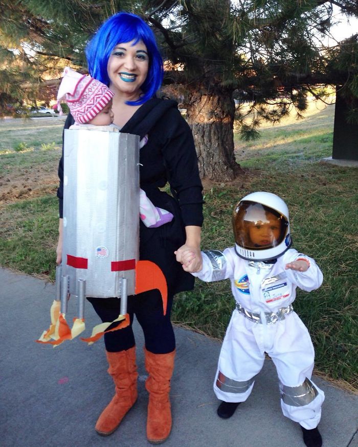 An Astronaut, Her Rocket Ship, And A Space Mama