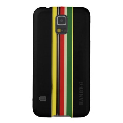 HAMbWG - Samsung Cell Phone Case - Black w Color