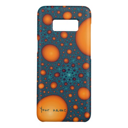 Orange bubbles Case-Mate samsung galaxy s8 case