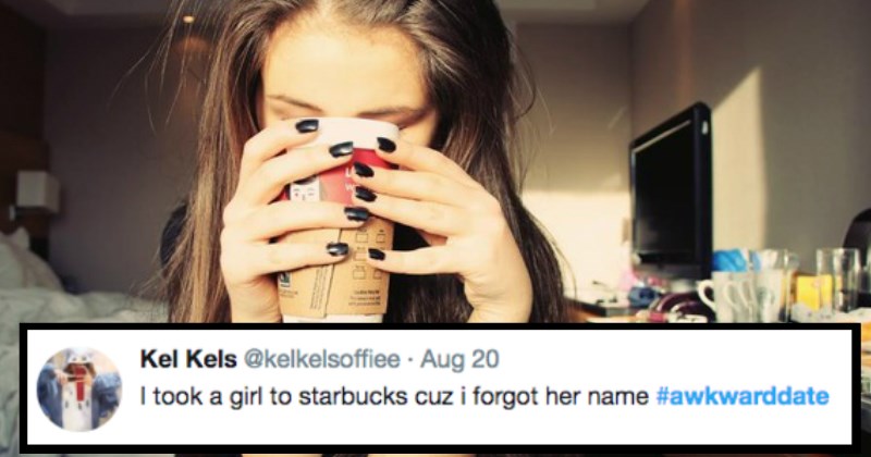 Guy takes date to Starbucks because he forgot her name