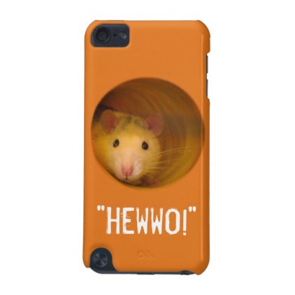 Funny Optical Illusion Rat in Hole iPod Touch (5th Generation) Case