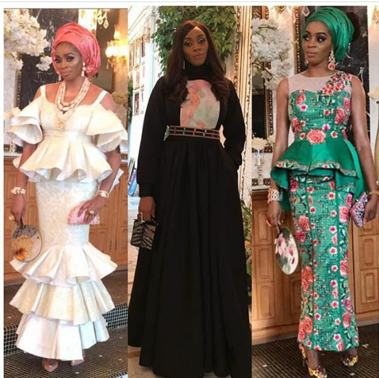 Sade Okoya stuns in 3 outfits