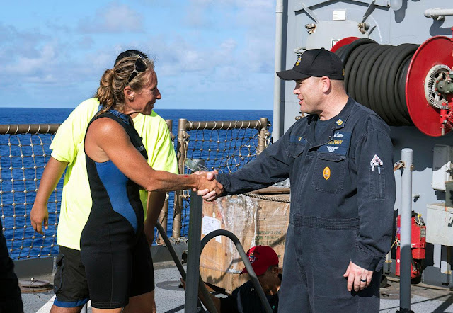 U.S. Navy rescues two women stranded at sea for five months