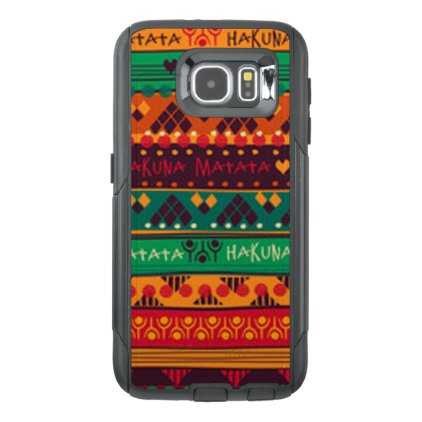 Colorful African No Worries Typography OtterBox Samsung Galaxy S6 Case