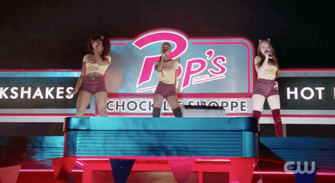 season 2, episode 2, riverdale, cw, the cw, pops, josie and the pussycats, josie, chapter 15, pops diner, pops chocklate shoppe GIF - GIF