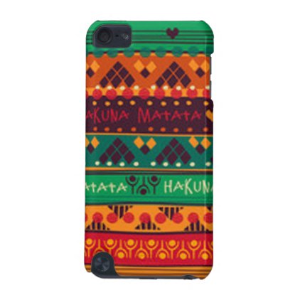 Colorful African No Worries Typography iPod Touch 5G Cover