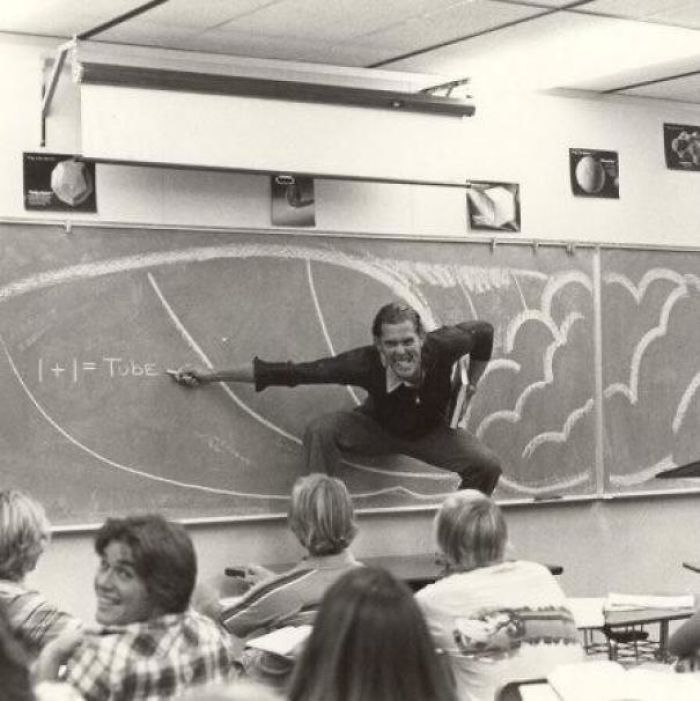 My Dad Teaching Math In Southern California (Late 70's/Early 80's)
