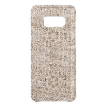 Rustic Burlap and Lace Uncommon Samsung Galaxy S8 Case
