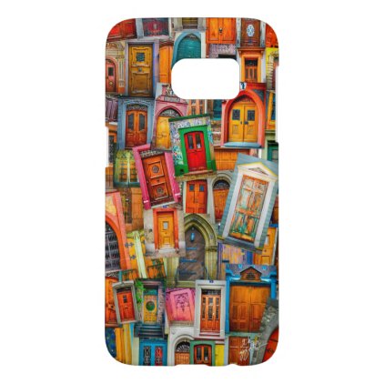 Doors of The World Colorful Unique Samsung Galaxy S7 Case
