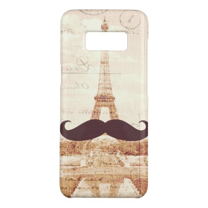 Mustache Eiffel Tower Case-Mate Samsung Galaxy S8 Case