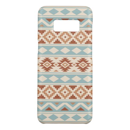 Aztec Essence Ptn IIIb Cream Blue Terracottas Case-Mate Samsung Galaxy S8 Case