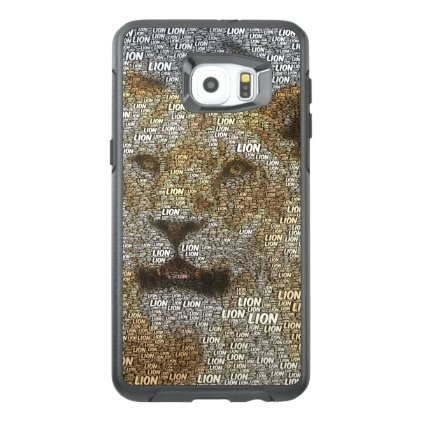 WordArt Lion OtterBox Samsung Galaxy S6 Edge Plus Case