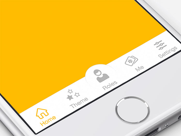 tab-bar-icons-iphone-ramoti Tab Bars In Mobile UI Design: Showcase of Impressive App Designs