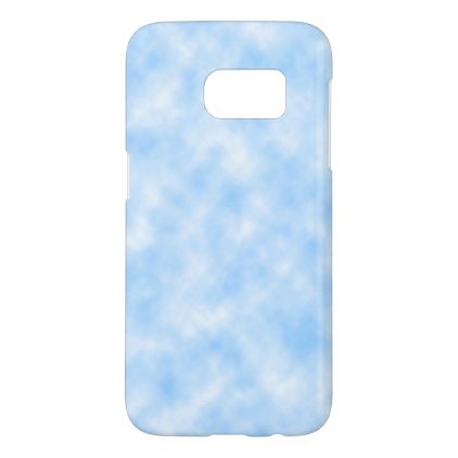 Created Blue and White Clouds Design Samsung Galaxy S7 Case