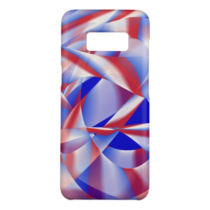 Patriotic Red, White And Blue Cell Phone Cover
