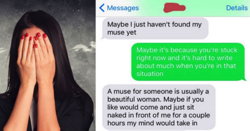 Super creepy guy texts girl he spies on her through window and other weird facts.