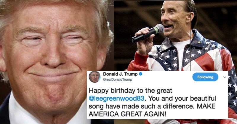 Donald Trump accidentally tweets a happy birthday to a guy who hates his guts.