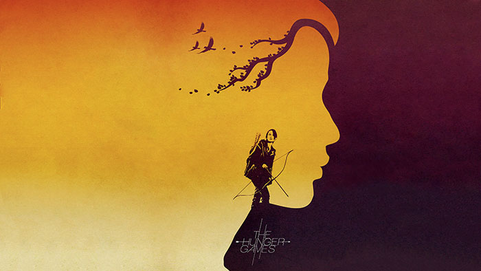 The-Hunger-Games-Negative-Space-Wallpaper Negative Space Design: What it is, Logos and Art Use