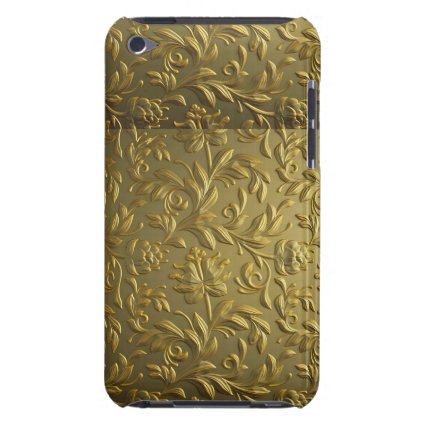vintage,floral,gold,elegant,chic,beautiful,antique iPod touch cover
