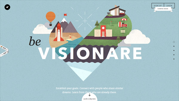 Visionare Web Designs with Beautiful Creative Typography
