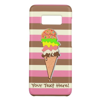 Create Your Own - Whimsical Neapolitan Stripes Case-Mate Samsung Galaxy S8 Case