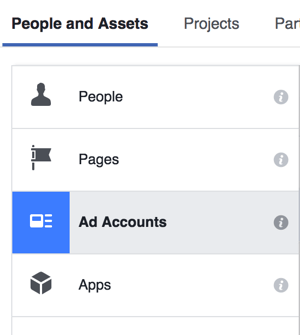 To set up an ad account in Business Manager, go to Business Settings and select Ad Accounts.