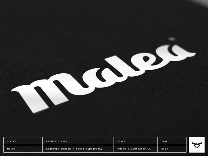 malea-wordmark-design Typography Logos That You’ll Enjoy Looking At
