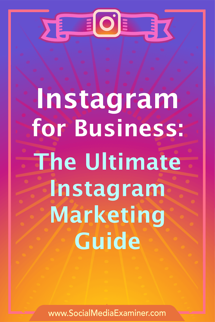 Articles to help beginner, intermediate & advanced marketers use Instagram profiles, stories, live video, ads, analysis, contests, and more for business.
