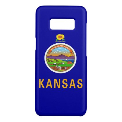 Samsung Galaxy S8 Case with Kansas Flag