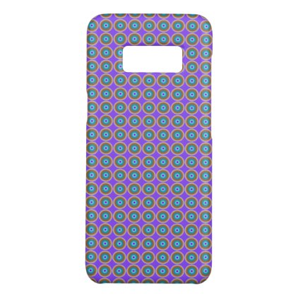 Dot Pattern - Blue Violet Purple Lavender Case-Mate Samsung Galaxy S8 Case