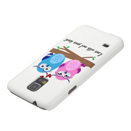 Cute Owls in love Galaxy S5 Cover