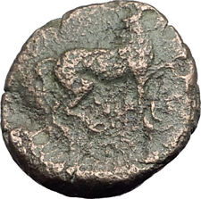 AUGUSTUS 10BC Thessalonica Macedonia Horse Authentic Ancient Roman Coin i63871