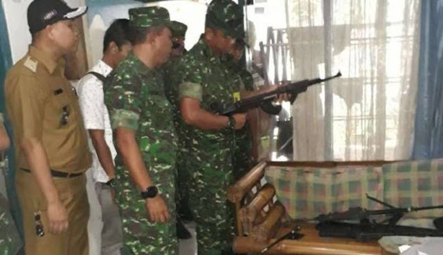 TNI - Polri Sita 9 Senjata dan Alquran dari Terduga Teroris