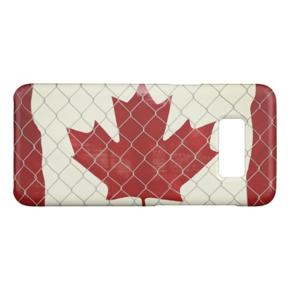 Canadian Flag. Chain Link Fence. Rustic. Cool. Case-Mate Samsung Galaxy S8 Case