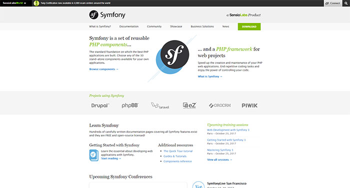 symfony.com_ PHP boilerplate examples you should use