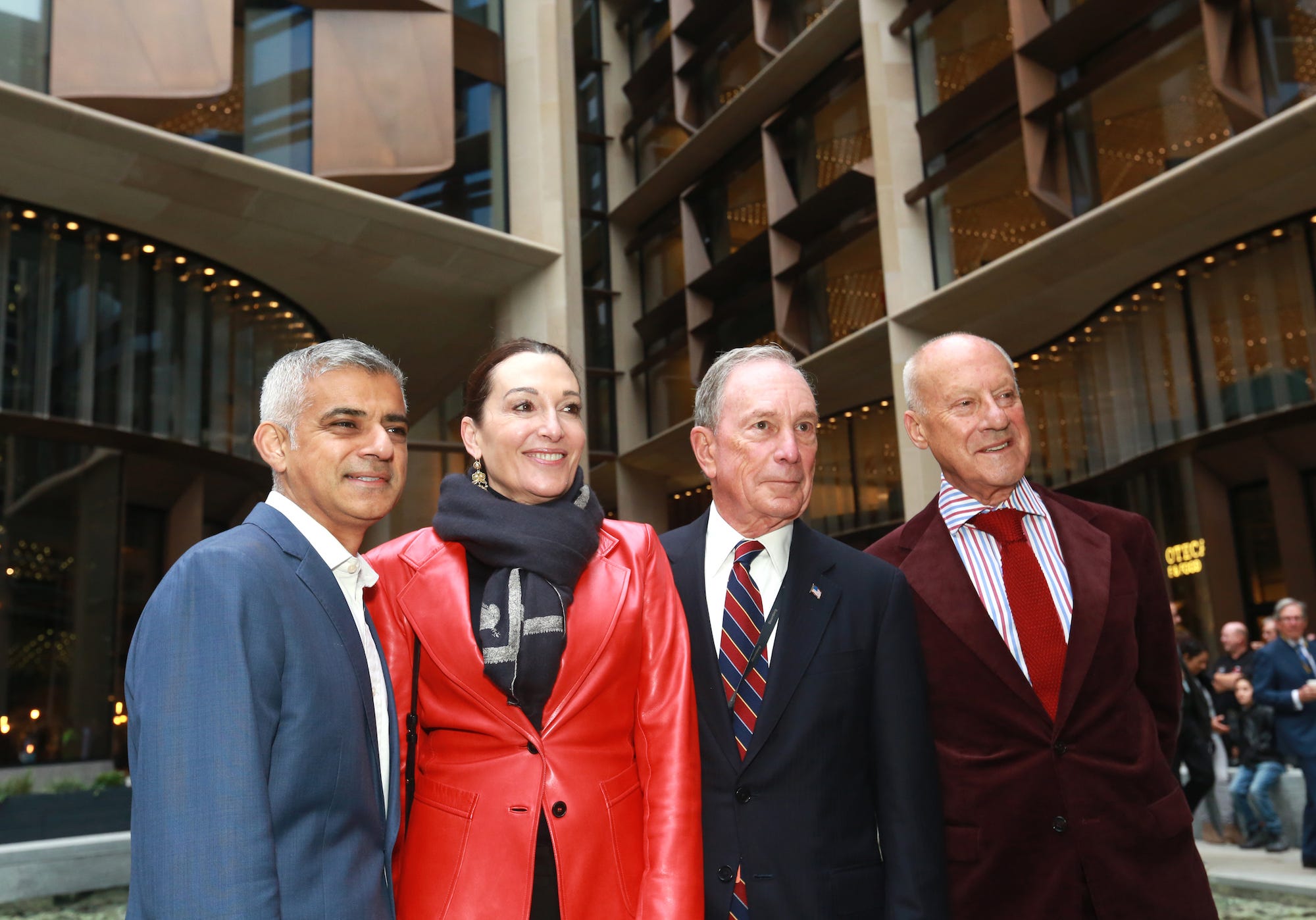 Michael Bloomberg and Norman Foster