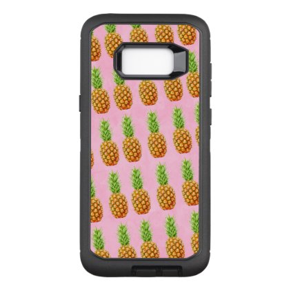 Cool pineapple pattern OtterBox defender samsung galaxy s8+ case